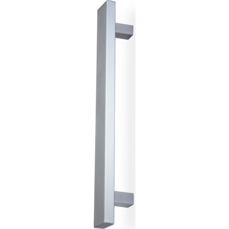 Manillón rectangular Inox 300mm entre ejes para madera y cristal (1/2)