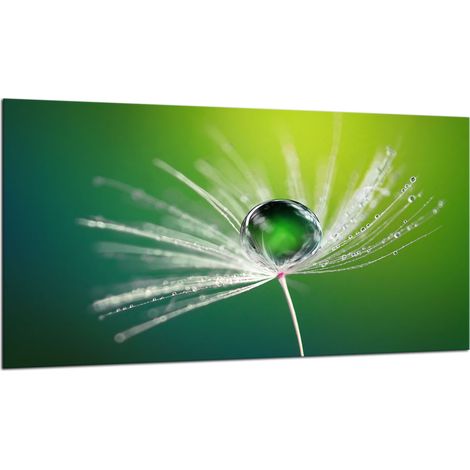 PLAQUE DE PROTECTION EN VERRE POUR CUISINIÈRE 90x52 FLORE (1/5)