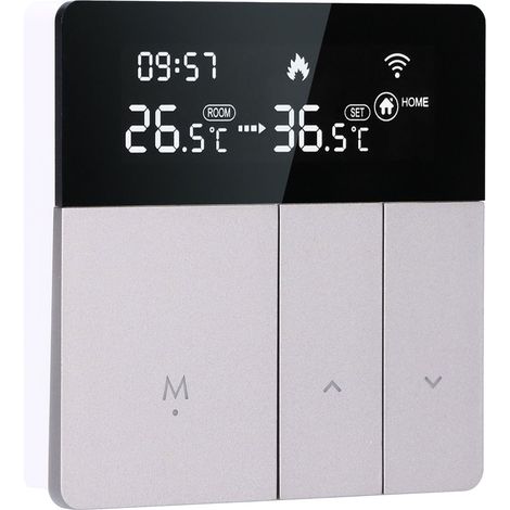Intelligenter WLAN-Temperaturregler, App-gesteuerter Thermostat mit Sprachsteuerung, Fern-Temperaturregler 95230V (GE Sanitär- und Heizungstechnik) (1/5)