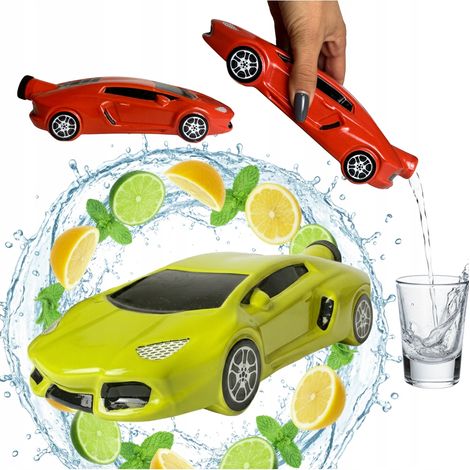 Botella de cerámica de 500 ml con forma de coche SUPERCAR para bebidas alcohólicas, vodka o vino (0,5 l). (1/5)
