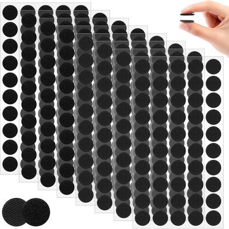 Scratch Autocollant Rond,Autocollantes Hook & Loop Pastille Adhesive (1/5)
