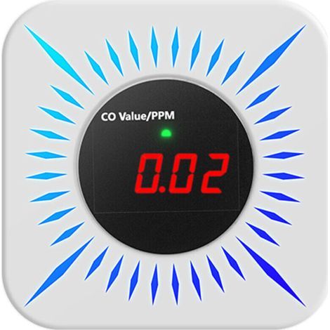 Détecteur de fuites gaz combustibles Tuya ZigBee CO, testeur portable de fuite de monoxyde de carbone, testeur concentration gaz multifonction, testeur qualité d’air domestique, alarme à distance APP, (1/4)