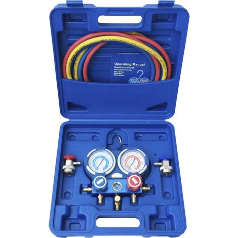 Kit manomètre contrôle pression 2 voies R1234yf spécial climatisation véhicule - AC 9152 - CLAS Equipements