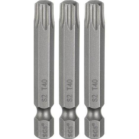 3 Pièces Embout Tournevis T40 Torx Magnétique Embout Tournevis (1/5)