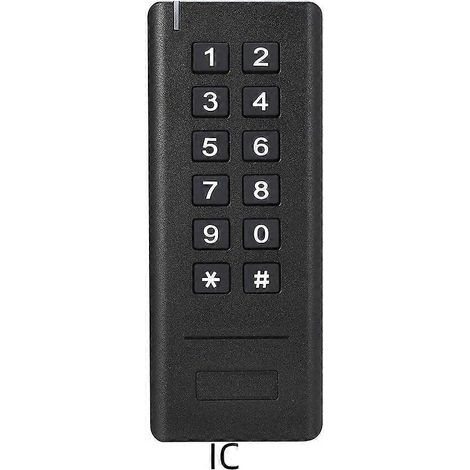 Lecteur sans fil 433 MHz, contrôle d'accès Wiegand 26/34, sortie 125 kHz, lecteur et récepteur de cartes 13,56 MHz, clavier de contrôle d'accès WK1 IC 13,56 MHz (1/5)