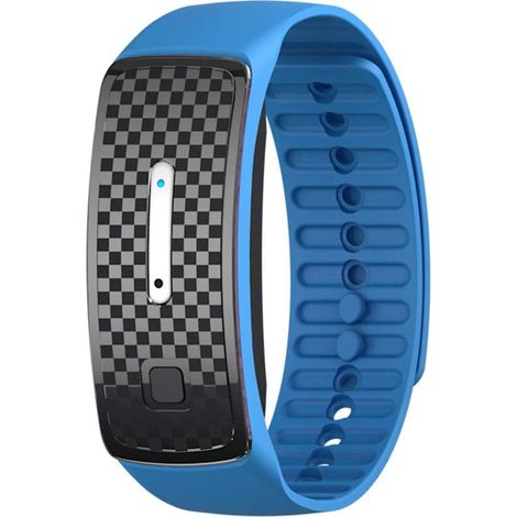 MINKUROW Braccialetto Repellente Per Zanzare Ad Ultrasuoni, Braccialetto Repellente Per Insetti Elettronico Intelligente Usb Per Bambini E Adulti (Blu) (1/3)