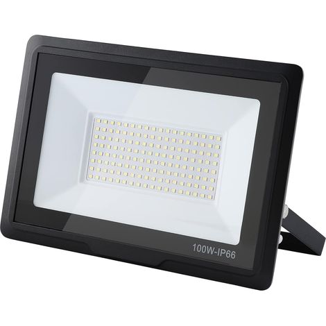 1 Projecteur LED 100W,IP66 Etanche Aluminium,Jardin Garage Terrasse