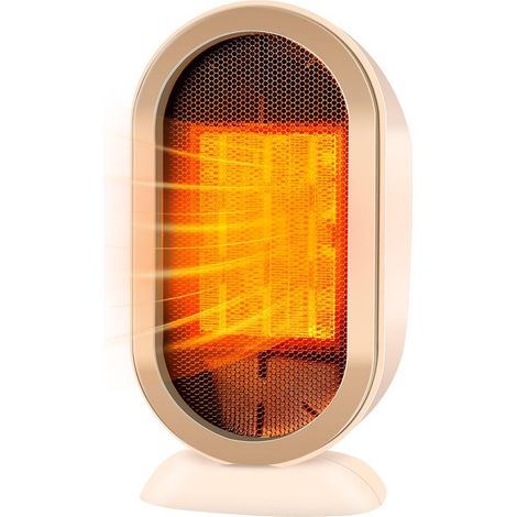 Chauffage d'appoint, Radiateur Soufflant Salle de Bain Mini Radiateur Electrique 800W/1200W Protection Contre Surchauffe & Anti-Basculement pour la Salle de Bain, la Maison, le Salon, le Bureau (1/5)