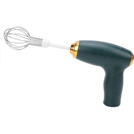 CCYKXA Kabelgebundener Handmixer  Tragbarer, per USB aufladbarer elektrischer Schneebesen  Ideal zum Mixen, Backen und Kochen  Grün