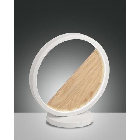 PIERRE LAMPADA DA TAVOLO BIANCA A LED 3000K - 29W - 3160 lm TOUCH DIMMER (1/2)