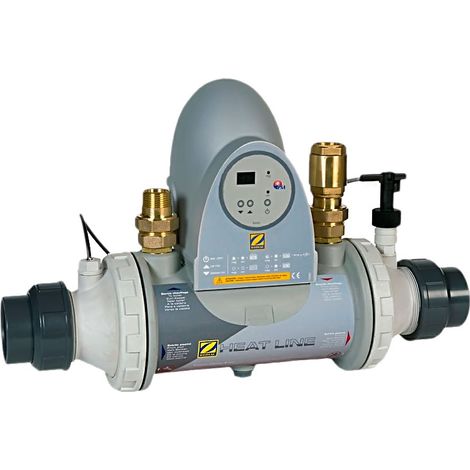 Calefacción piscina Zodiac heat line intercambiador titanio 69x38 cm
