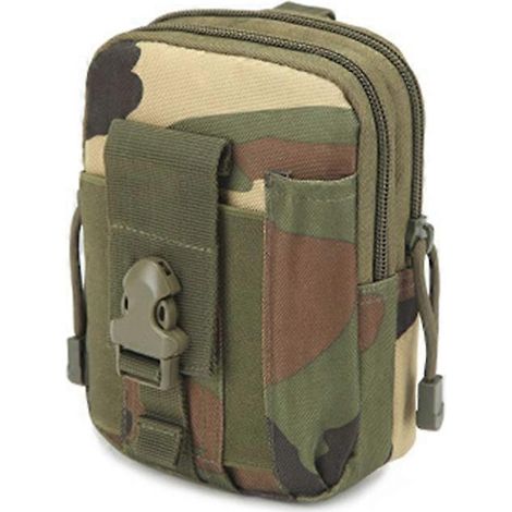 Pochette tactique homme MOLLE, ceinture banane, petite poche, sac banane militaire, sac banane de course, sac banane de camping, sac de voyage souple