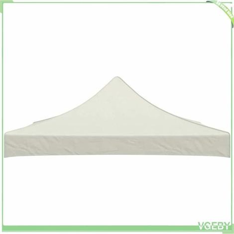 Toit de tente de réception - FAFEICY - 44983 - 3 x 3 m - Crème - Oxford 600D PVC - Imperméable UV (1/3)