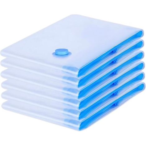 Aufbewahrungsbeutel – 6er-Set, XL 80 x 60 cm, wiederverwendbar, luftdicht, geeignet für Vakuumpumpen (1/5)