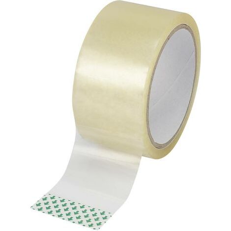 Ruban adhésif d'emballage Basetech SH1998C345 transparent (L x l) 50 m x 48 mm 1 pc(s) S18037 (1/2)
