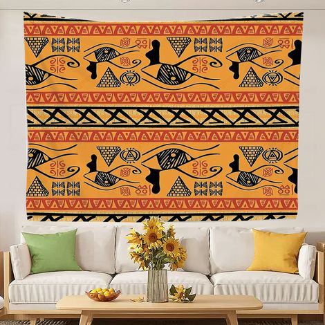 Tapisseries tendance et colorées pour la chambre d'une femme ou d'une adolescente 180x150cm (1/5)