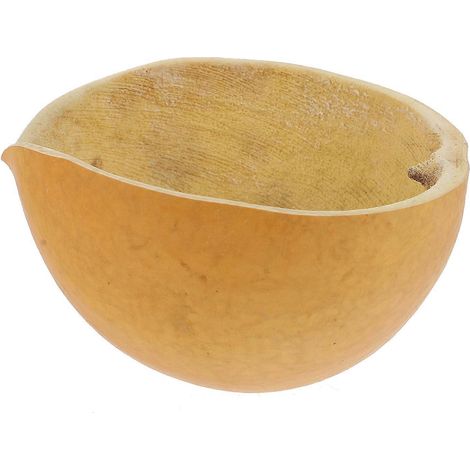 louche à eau multifonctionnelle en calebasse naturelle, pratique pour la cuisine (jaune)-15X14X8CM-Yellow (1/4)