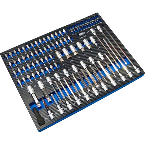 Módulo de herramientas EVA de puntas hexagonales, torx, cuadradas, planas, estrella / philips, spline y RIBE largas y cortas