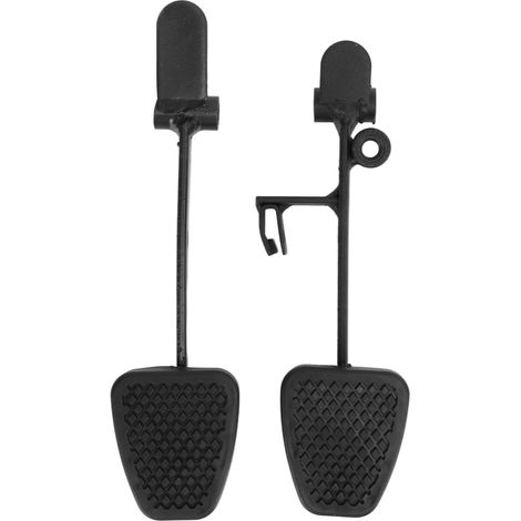 Pédales de Frein et Accélérateur 2 Pièces, Repose-Pieds Antidérapant pour Kart, UTV, ATV et Quad (1/5)