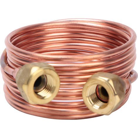 Tuyau Capillaire en Cuivre Souple 2.8mm G1/4" pour Réfrigération (Longueur 2000mm) (1/5)