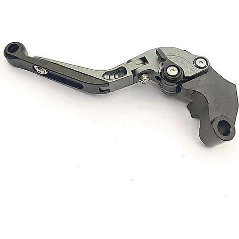 Pour Yamaha YZF R15 Poignée de klaxon d'embrayage réglable en aluminium modifiée, fixation de biellette de direction (gris 3) (1/5)