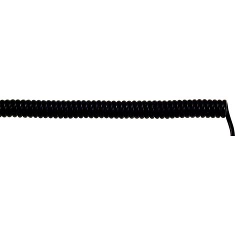 LAPP 73220215 Spiralkabel UNITRONIC® SPIRAL 100 mm / 400 mm 5 x 0.14 mm² Schwarz 1 St.