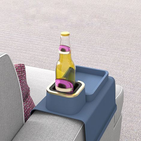 Multifunktionaler und kreativer Becherhalter, isolierter Becherhalter für das Sofa, Silikon-Becherhalter für die Sofaarmlehne. (1/5)