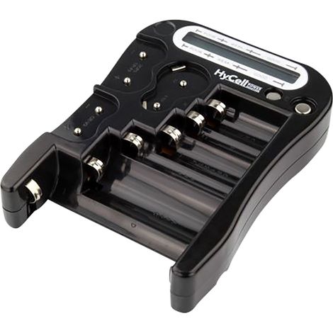 HyCell Digital Batterietester - zur Batterie-, Akku-, Knopfzellen Anzeige