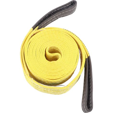 Sangle de levage 3T 6614LB 6M 19.69FT en polyester épais et large, robuste et stable, pour grue et palan. (1/5)