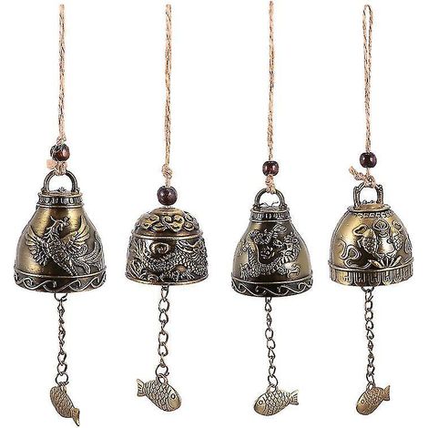 4 pendentifs cloche à vent (1/3)
