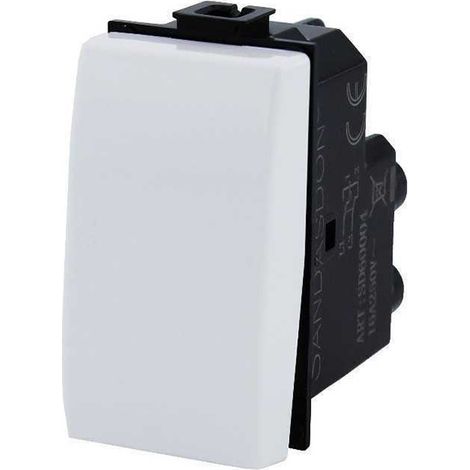 Invertitore Compatibile Bticino Matix Frutto 1 Modulo Bianco 16AX (1/3)
