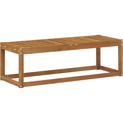 Banco de taburete exterior Natural 115 x 43 x 37 cm vidaXL