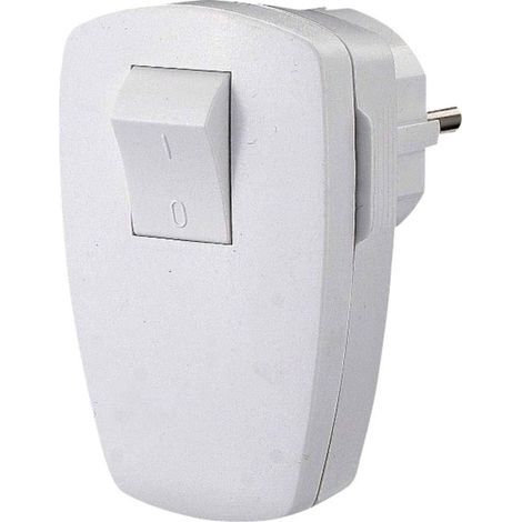 Protective Socket with Switch, 2-Pin Circuit, 16A 230V Plug, Domestic Use (1/2)