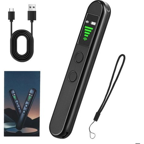 TTLIFE Détecteur de Caméra cachée, Détecteur Anti-Espion, GPS D'appareil Caché, Détecteur de Bugs, Scanner de Signal sans Fil RF (1/4)
