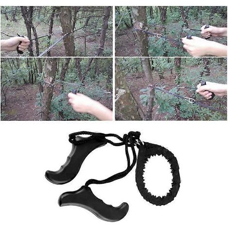 Équipement portatif de survie en cas d'urgence pour le camping et la randonnée : tronçonneuse de poche. (1/5)