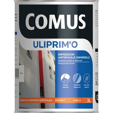ULIPRIM'O 3L - Impression universelle antirouille en phase aqueuse - COMUS (1/3)