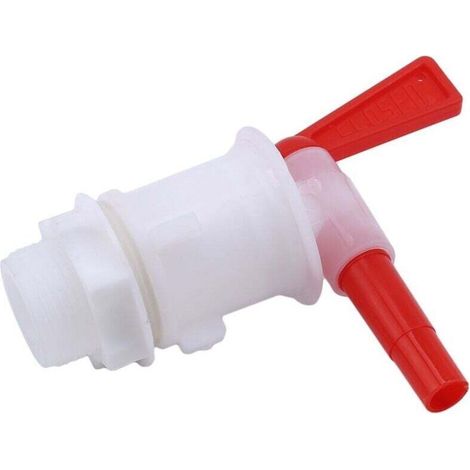 Set di 2 rubinetti di flusso in plastica - Distributore di bevande - Dispenser d'acqua di ricambio - Crezuo
