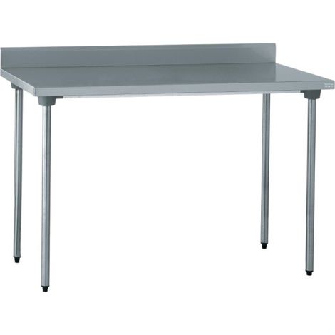 Table de préparation inox avec dosseret 1800mm - 40 x 700 x 900 mm - TOURNUS