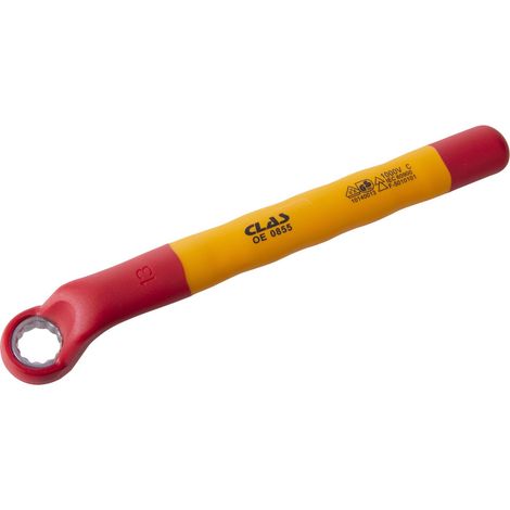 Clé à œil contre coudée isolée 12 pans 13mm - OE 0855 - CLAS Equipements