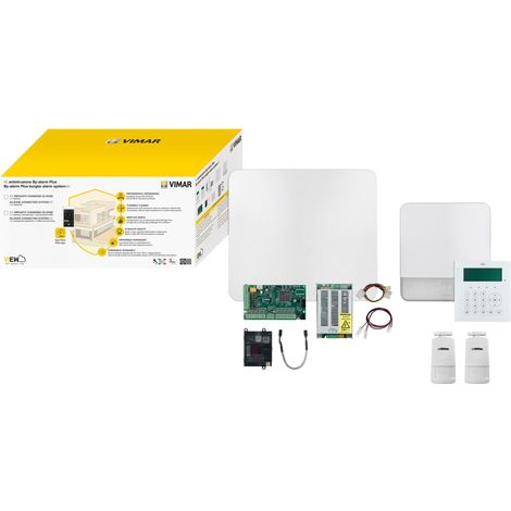 Kit centrale by-alarm plus 25 zone con gateway IP Vimar 0K03800.02
