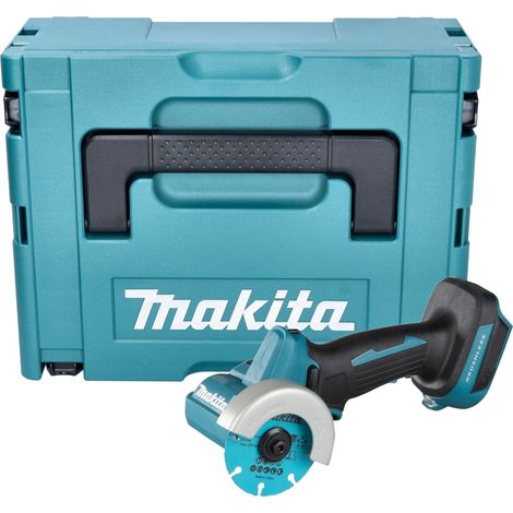 Amoladora angular sin cable Makita DMC 300 ZJ 18 V 76 mm sin escobillas + Makpac - sin batería, sin cargador