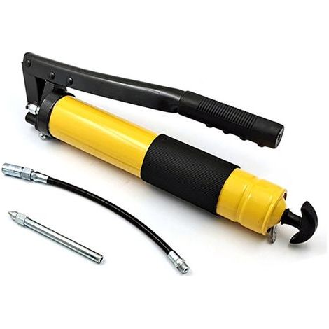 Pistolet à graisse portatif 600G, lubrifiant à Piston à tige à Double pression pour machines d'ingénierie (1/5)