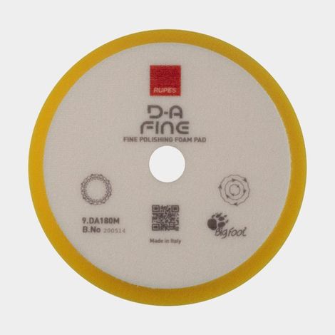 RUPES 9.DA180M PAD MOUSSE D-END DIAMÈTRE 150-180 mm