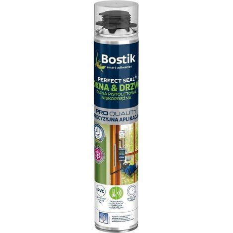 Mousse de montage basse pression Bostik Perfect Seal pour fenêtres et portes 750 ml