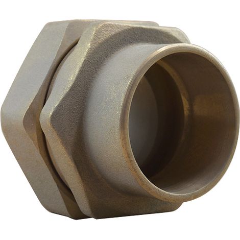 Raccord Union 3 pièces Femelle 340 CU - Cuivre Ø42 - Arcanaute (1/3)