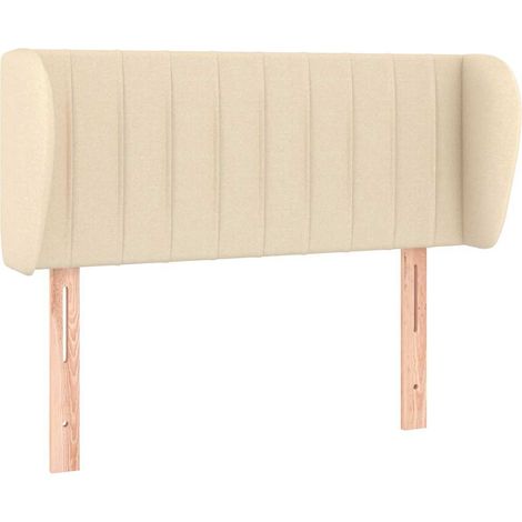 Maison Exclusive - Cabecero de tela color crema 83x23x78/88 cm (1/5)
