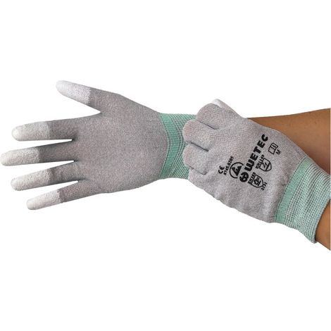 Gants ESD, bouts des doigts enduits de PU