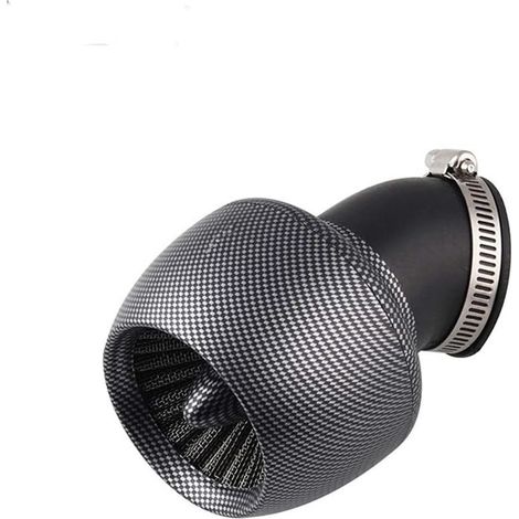 Filtre à air de sport de moto, Filtre à air universel en fibre de carbone Filtre à Air d'admission modifié 150cc 250cc ATV Quad cyclomoteur Scooter Go Kart filtre à Air 28mm 35mm 42mm 48mm (1/5)