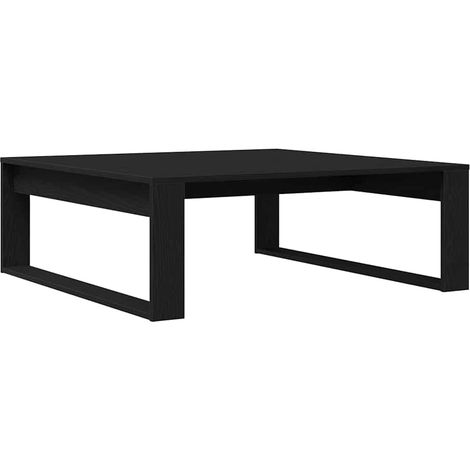 Maison Exclusive - Couchtisch Schwarz Eichen-Optik 100 x 100 x 35
