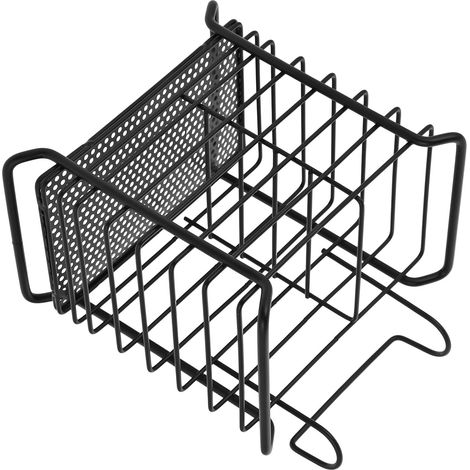 Filiyano-Porte-baguettes en fer, égouttoir à baguettes, fer noir, drainage de l'eau, bords lisses (1/5)